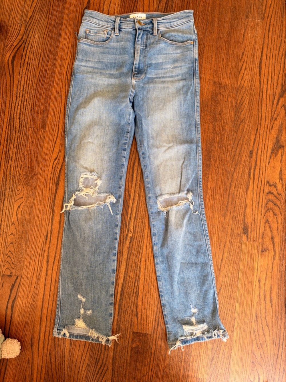 Frame Blue Distressed Women's Jeans
